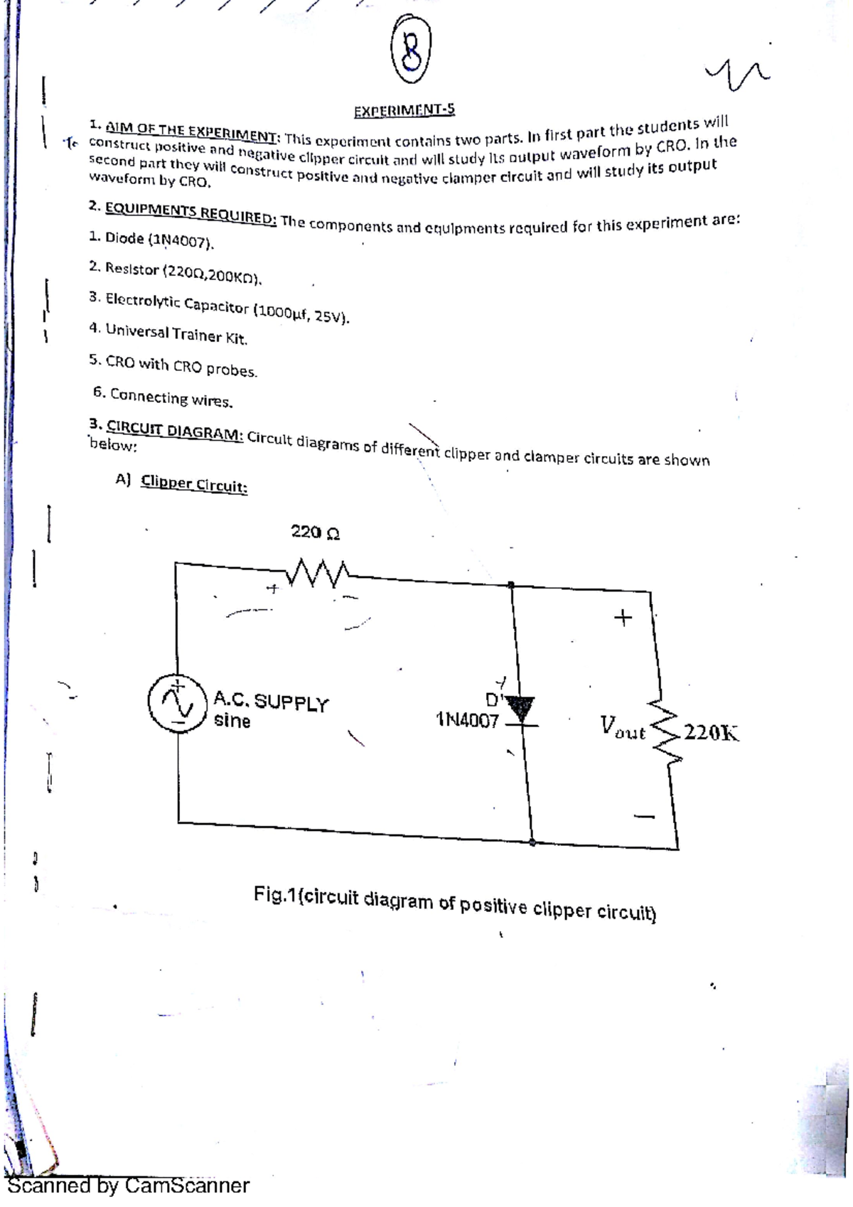 Exp 5 Basic Electrical Lab Manual for Experiment No 5 Basic
