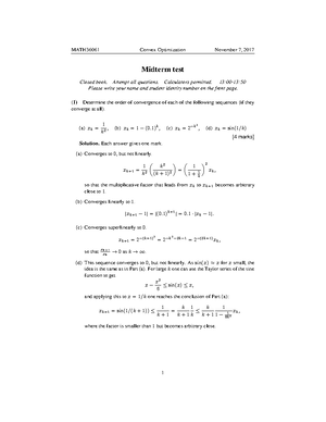 Midterm-2019-sol - Mid Term Test - Midterm Test - Solutions Closed Book ...