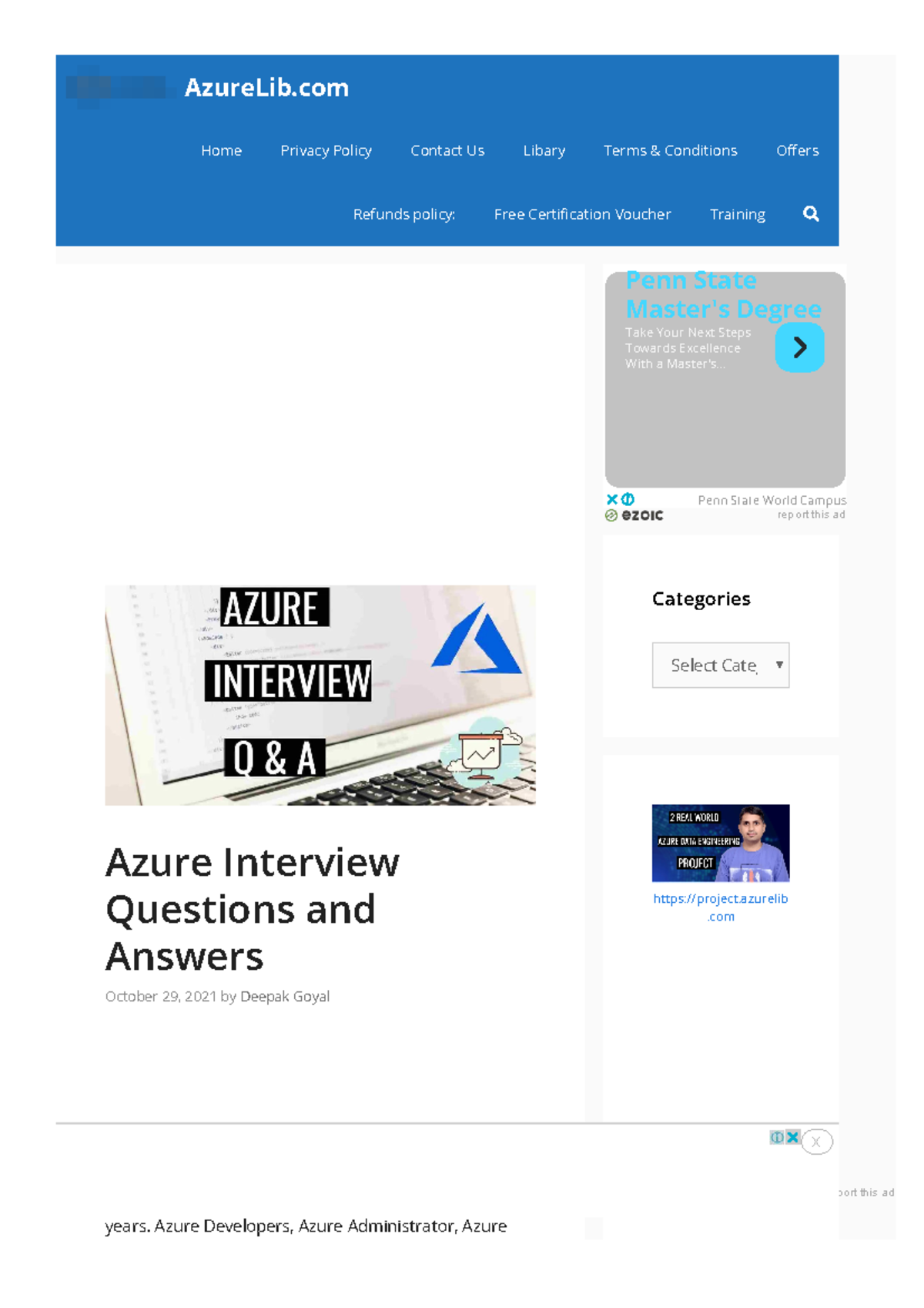 Azure Interview Questions - Azure Interview Questions And Answers ...