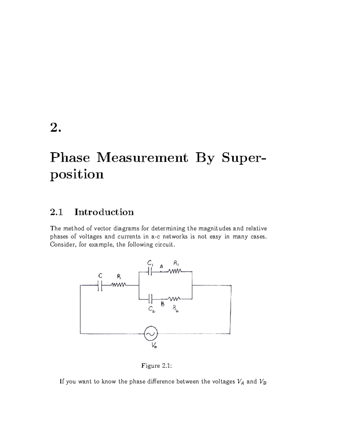 2 - phase measurement - 2. Phase Measurement Superposition 2 ...