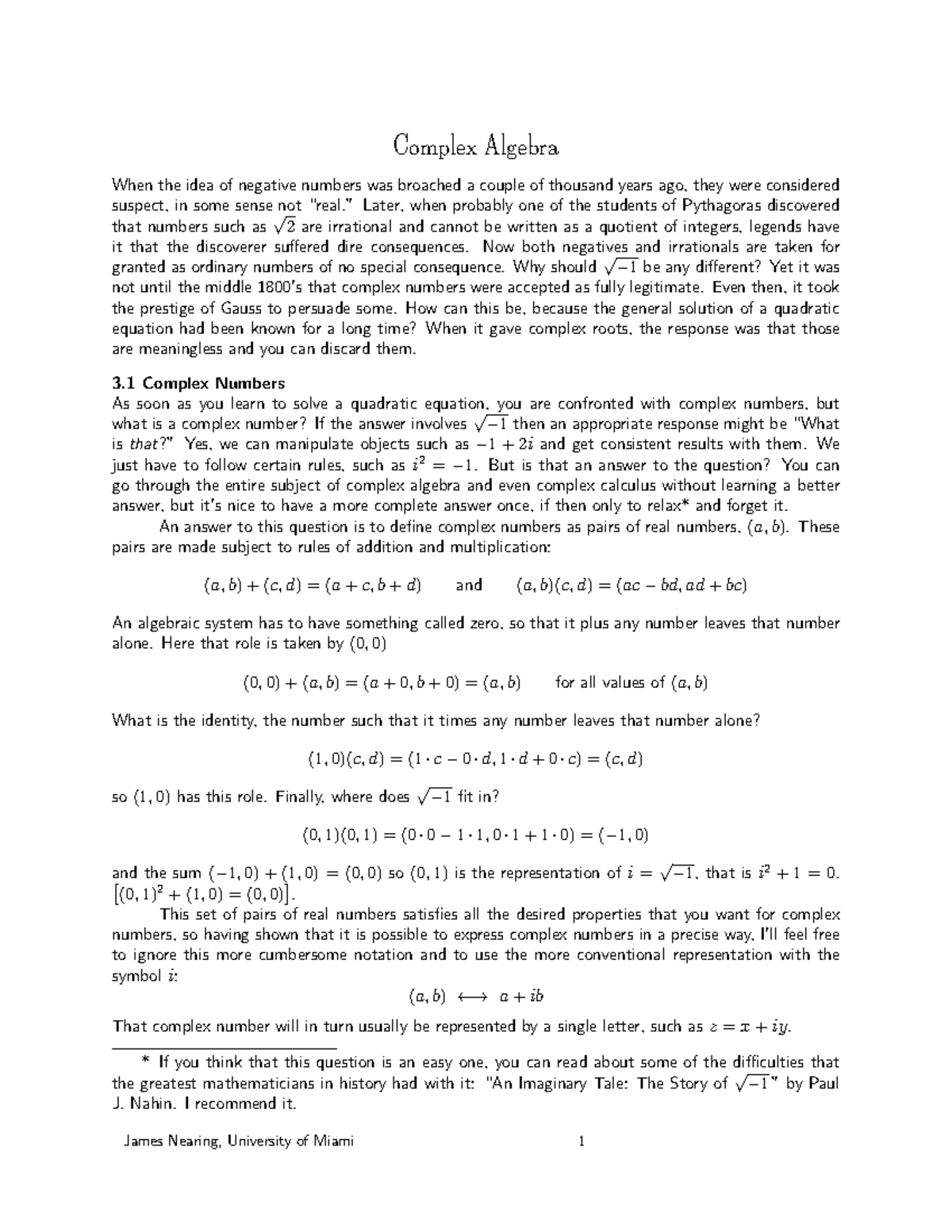 complex-algebra-lecture-notes-complex-algebra-when-the-idea-of