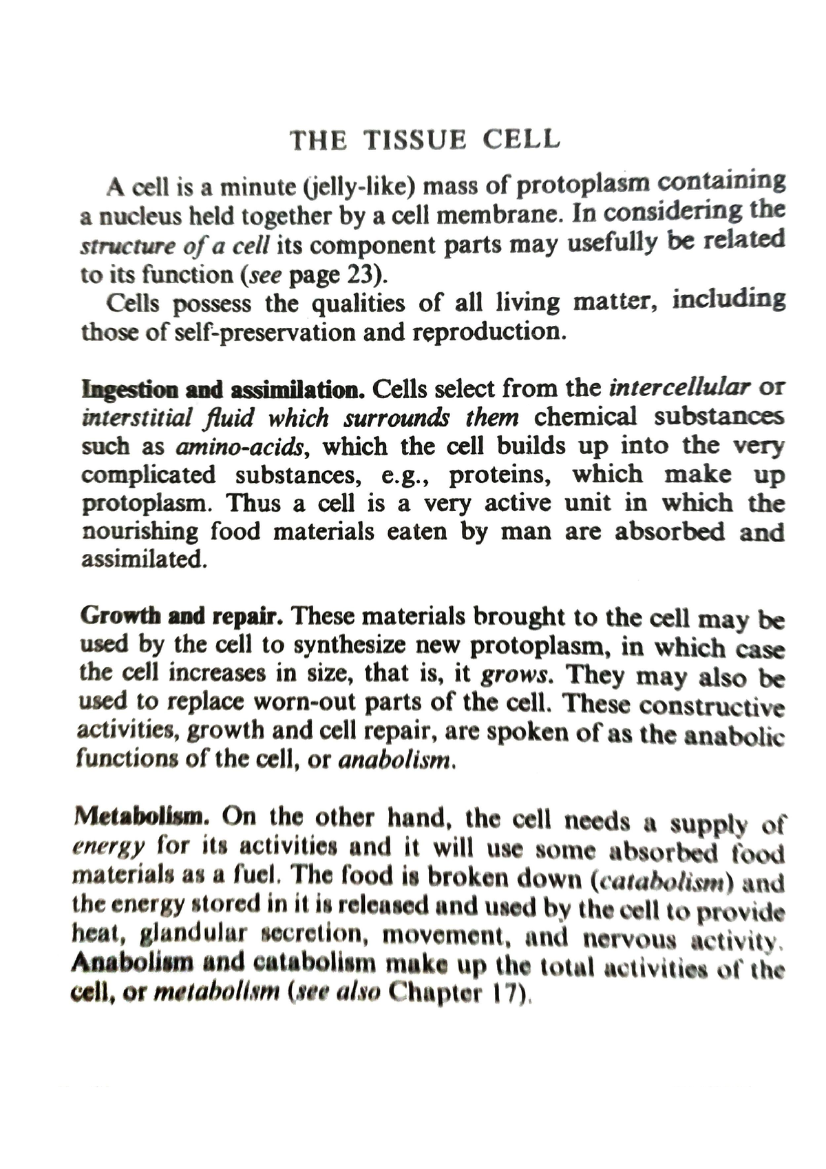 Tissue CELL - Human Anatomy And Physiology - Studocu