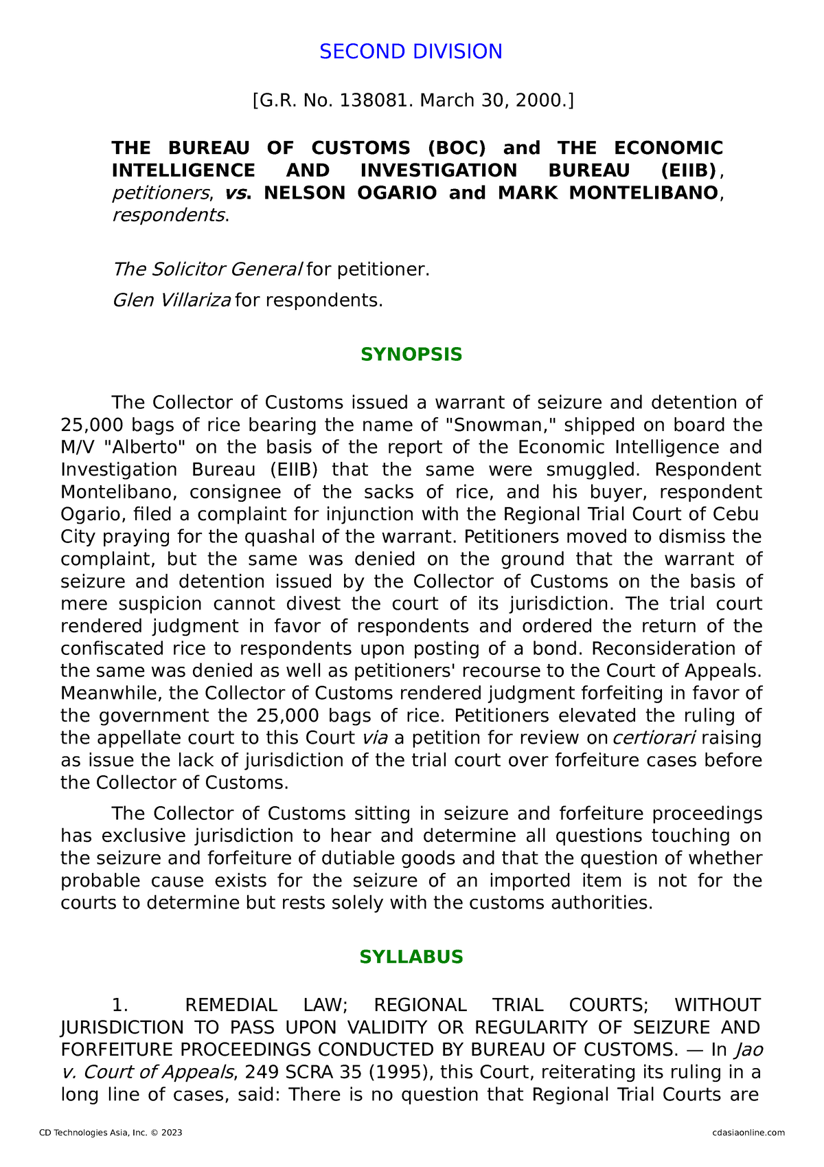 bureau-of-customs-et-al-v-ogario-et-al-329-scra-289-2000