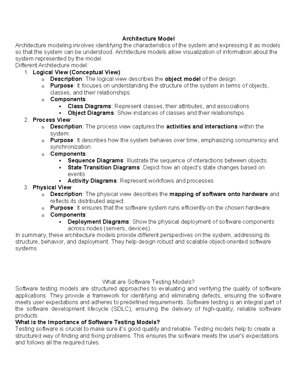 Chapter 3 - Summary Computer Engineering - Architecture Model ...