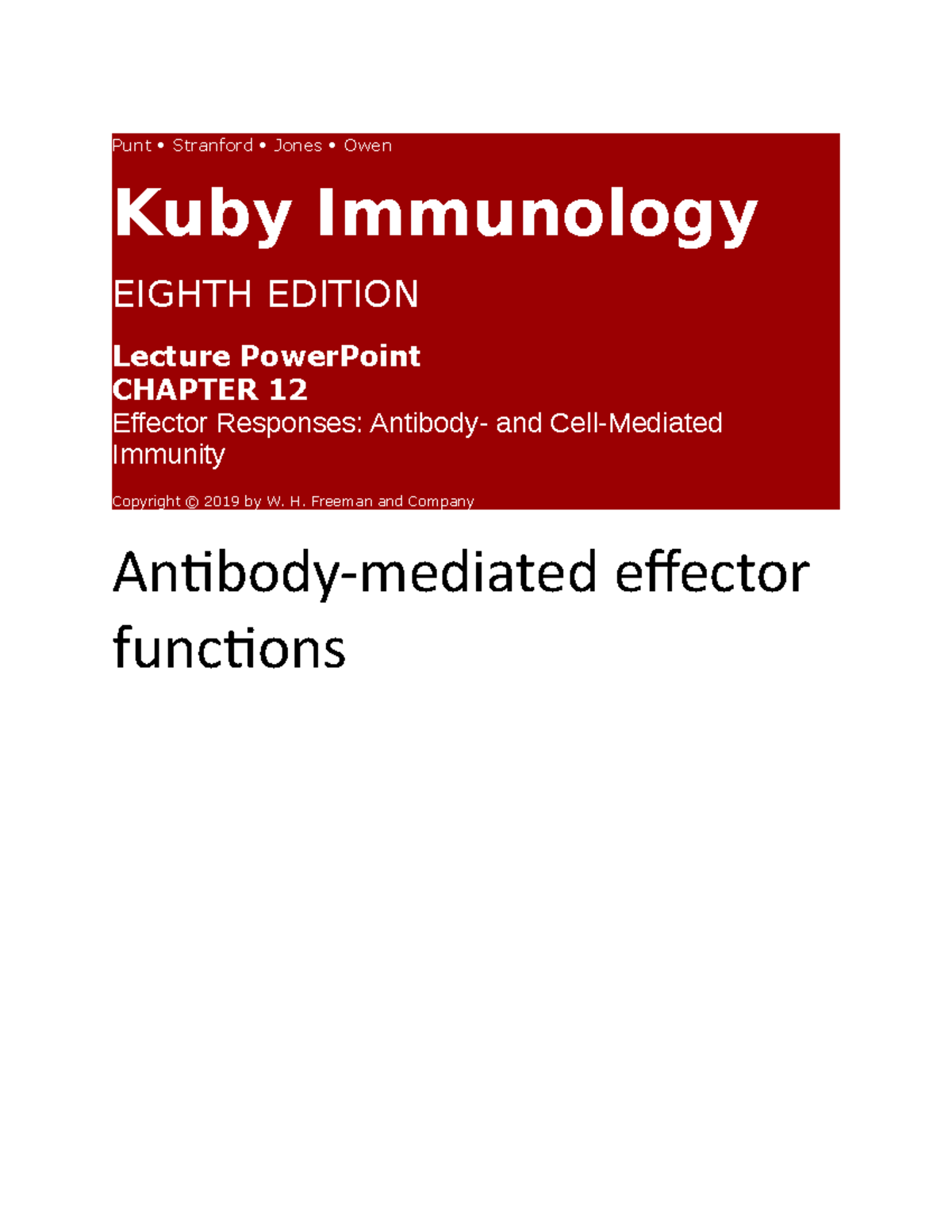 The Ultimate Guide To Cell Types & Effector Responses - ygz4gpv