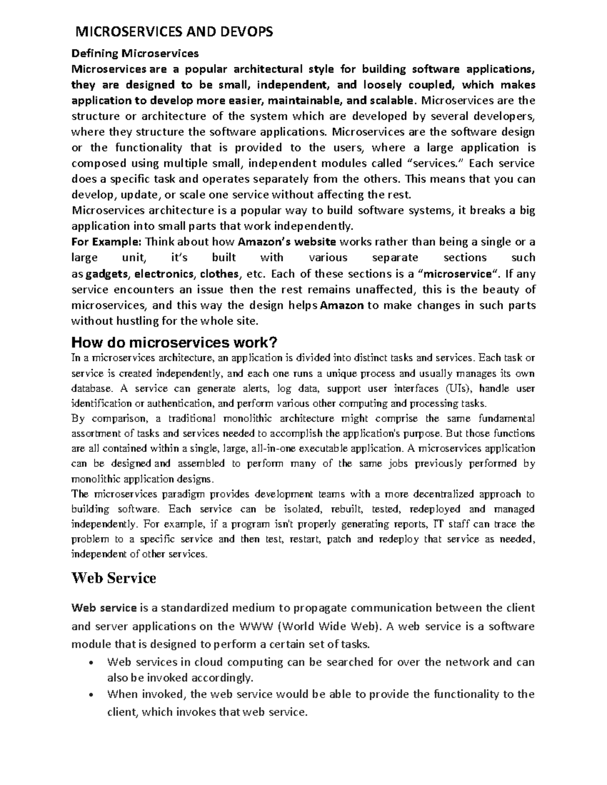 UNIT - V - Microservices AND Devops - MICROSERVICES AND DEVOPS Defining ...