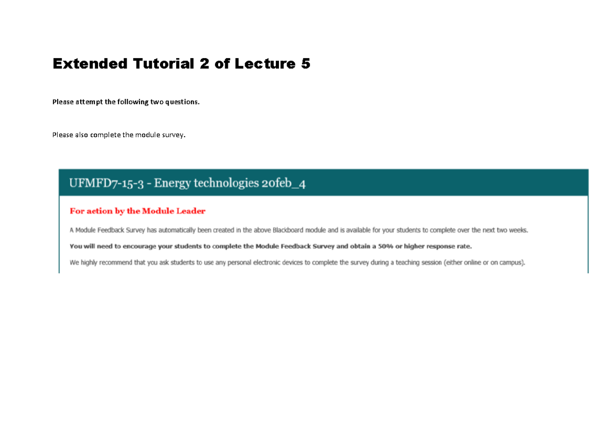 Tutorial 2 of Lecture 5 - Extended Tutorial 2 of Lecture 5 Please ...