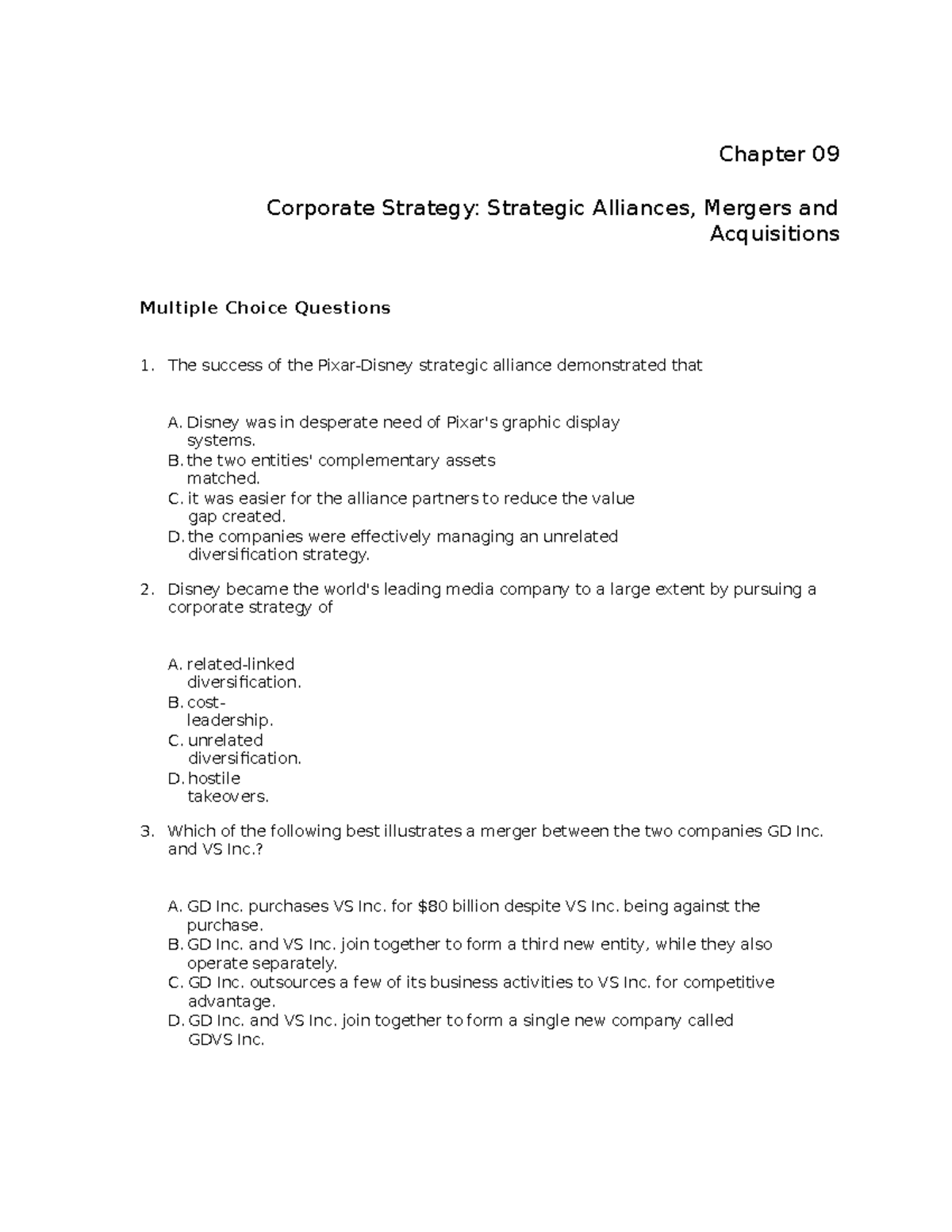 Chapter 9 - Study guide containing materials in detail from the course ...