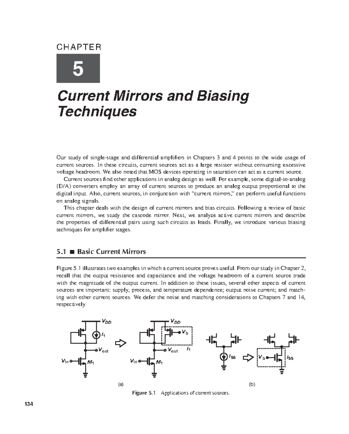 Design of Analog CMOS Integrated Circuits 2e by Behzad Razavi Chapter 5 CHAPTER 5 Current