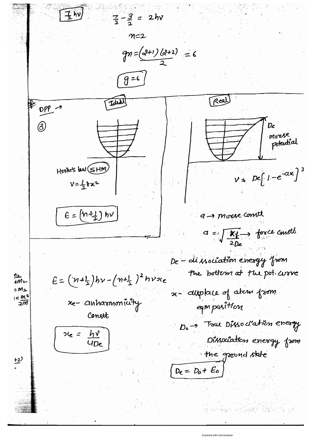 Quantum Mechanics Handwritten Notes 11 - Chemistry For Engineers - Studocu