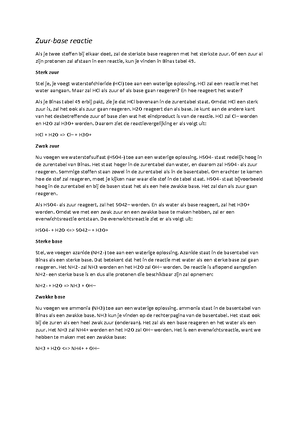 Redox Uitleg - Redox Reacties Aantekeningen - H9: Redoxreacties Vwo ...