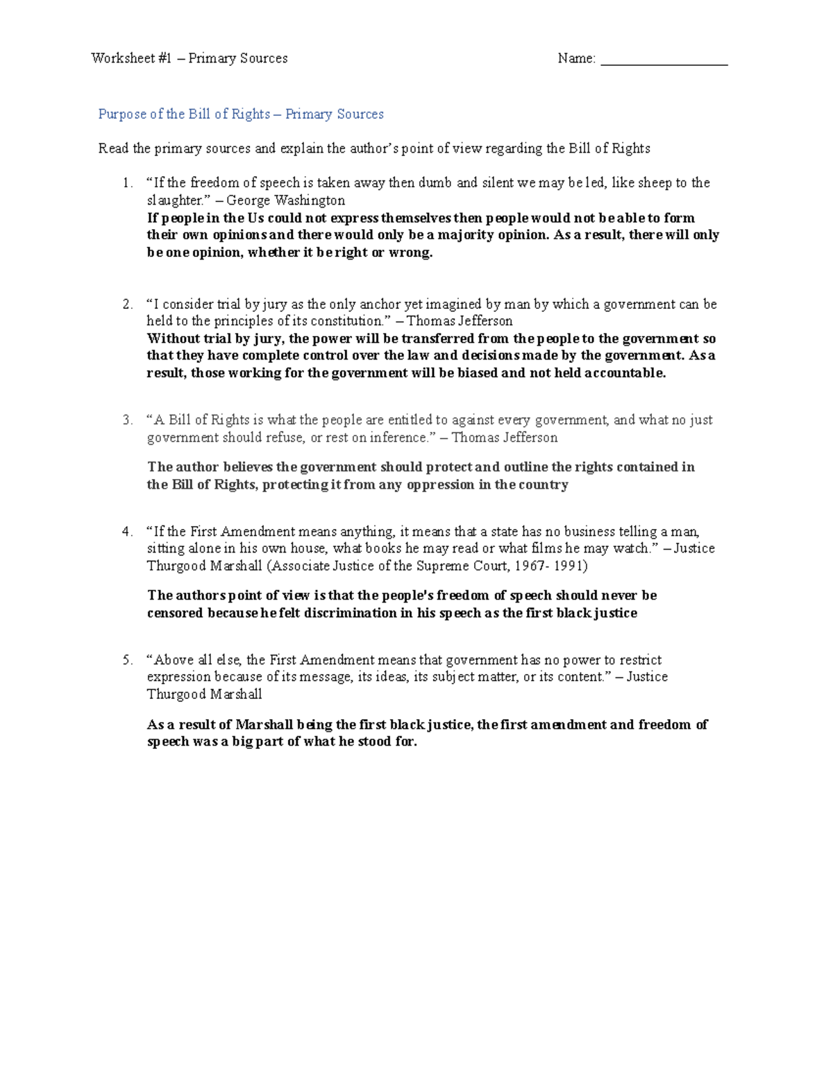 Samuel Gonzalez - Worksheet 1 - Worksheet #1 – Primary Sources Name ...