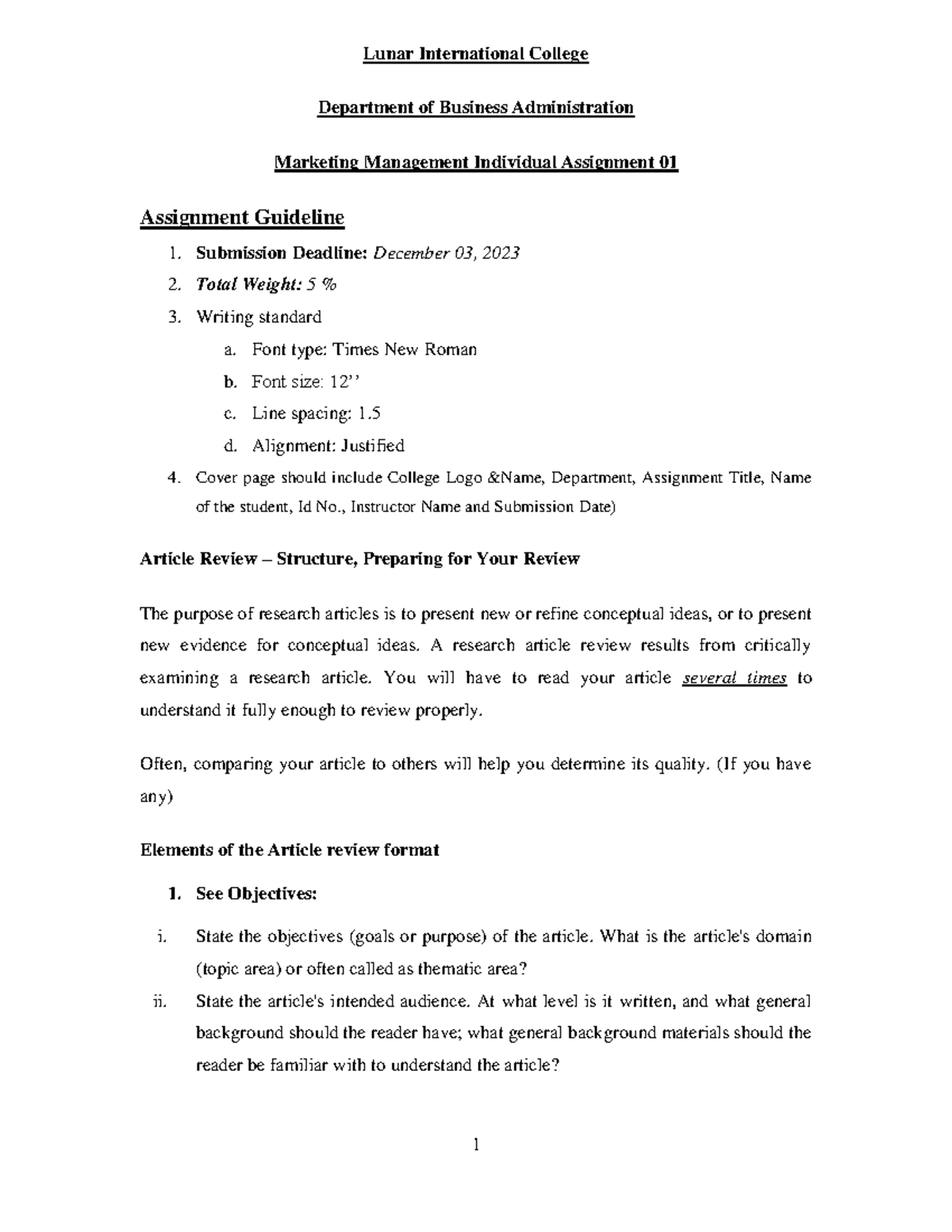 ARTICLE REVIEW FORMAT PDF visual data 7
