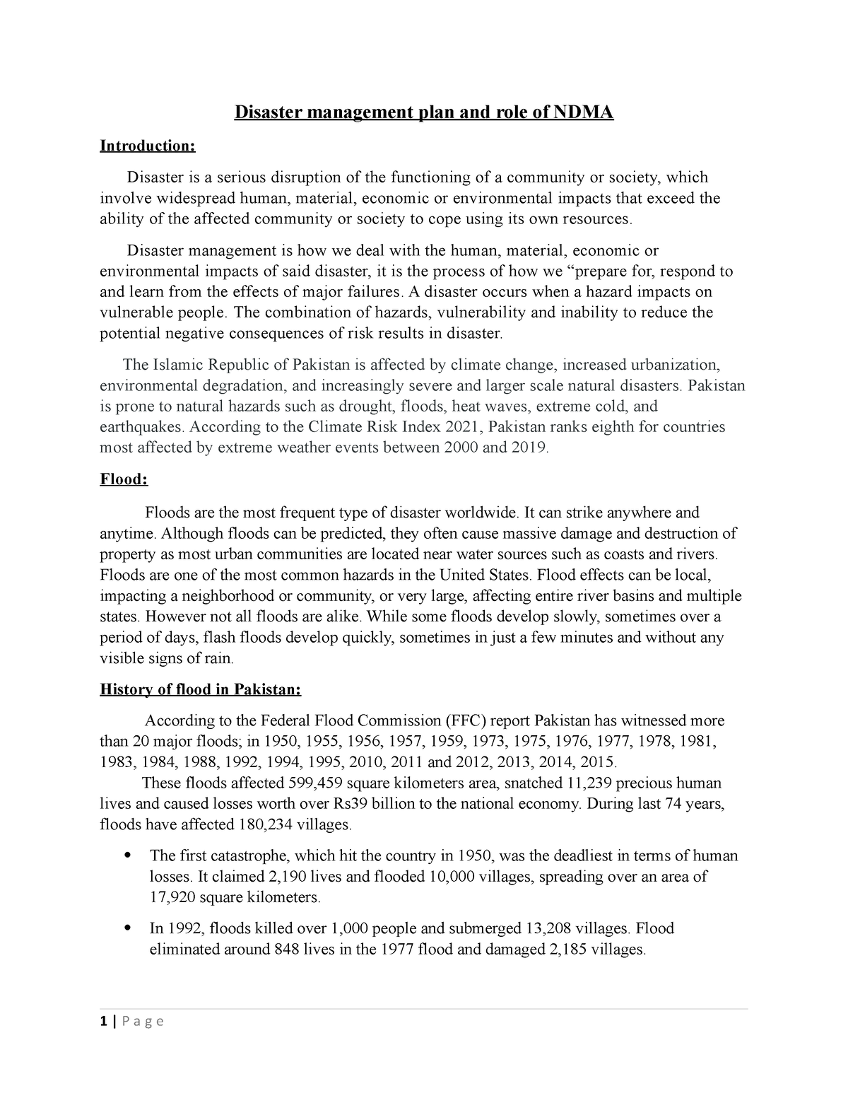 disaster-management-plan-and-role-of-ndma-disaster-management-plan