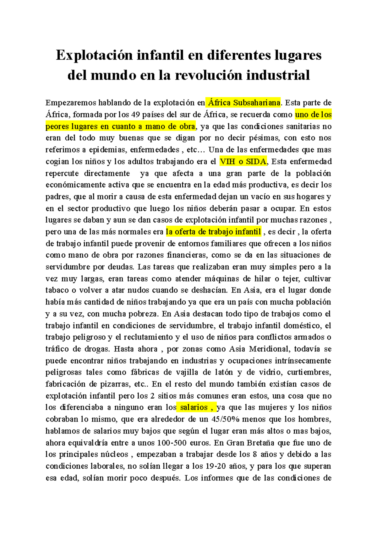 Documento sin título - Trabajo infantil en la revolucion industrial ...