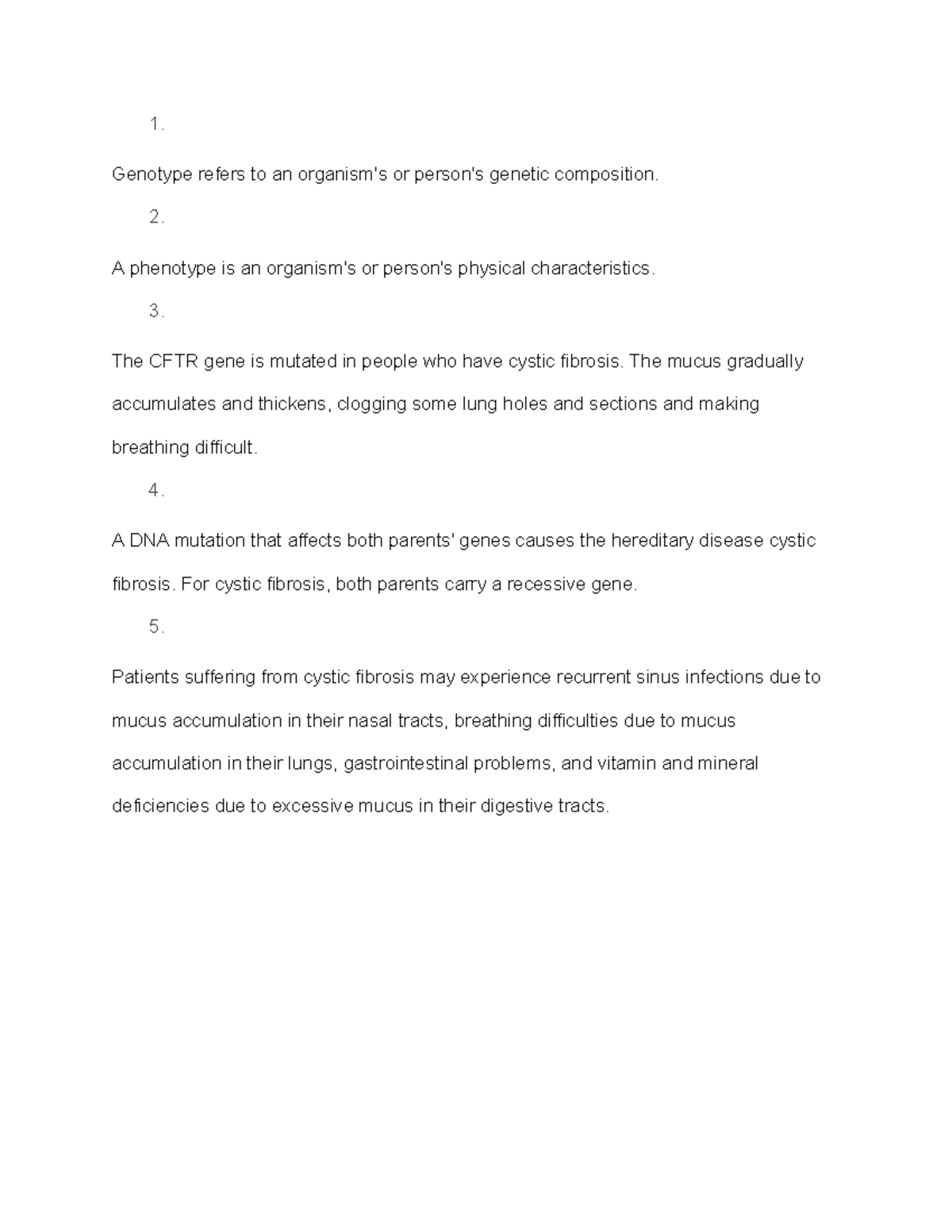 case study genetics and inheritance