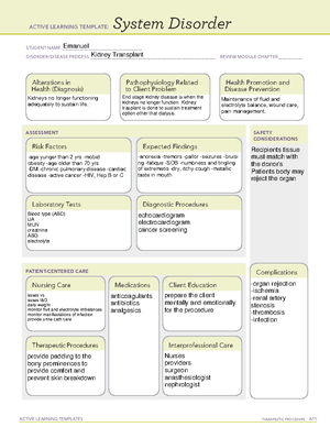 Lithium Carbonate- ATI medication - ACTIVE LEARNING TEMPLATES ...