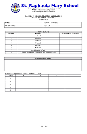 Table-OF- Specification - Republic of the Philippines Department of ...