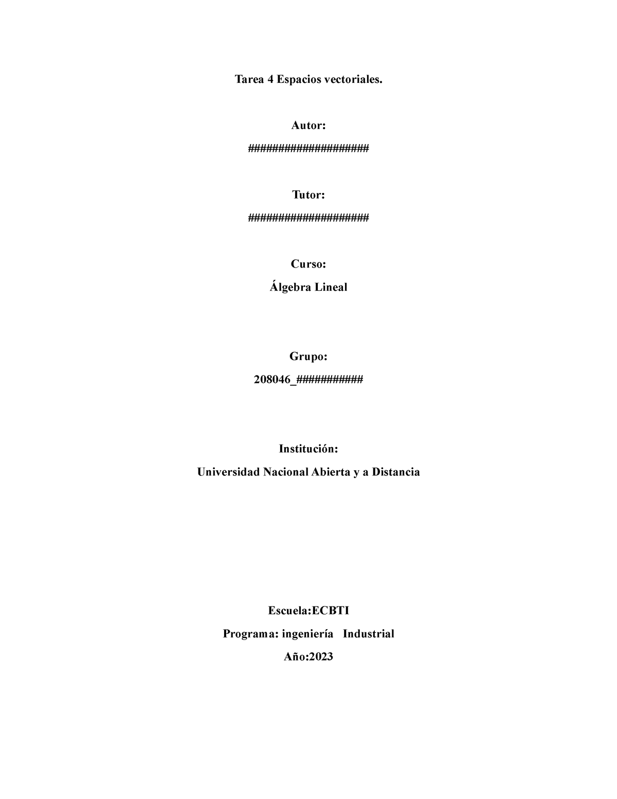 Tarea 4 Letra B Enviar - Una Ayuda - Tarea 4 Espacios Vectoriales ...