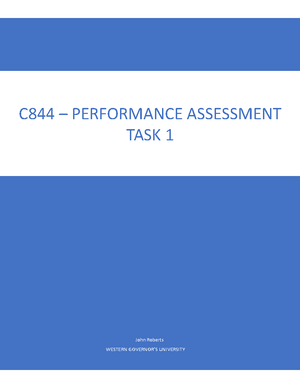 EMC TASK 1 - C844 Task 1 Passed First Attempt - Emerging Technologies ...