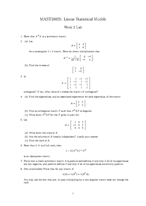 Assign 1 sol 2023 - Student number Semester 1 Assessment, 2023 School ...