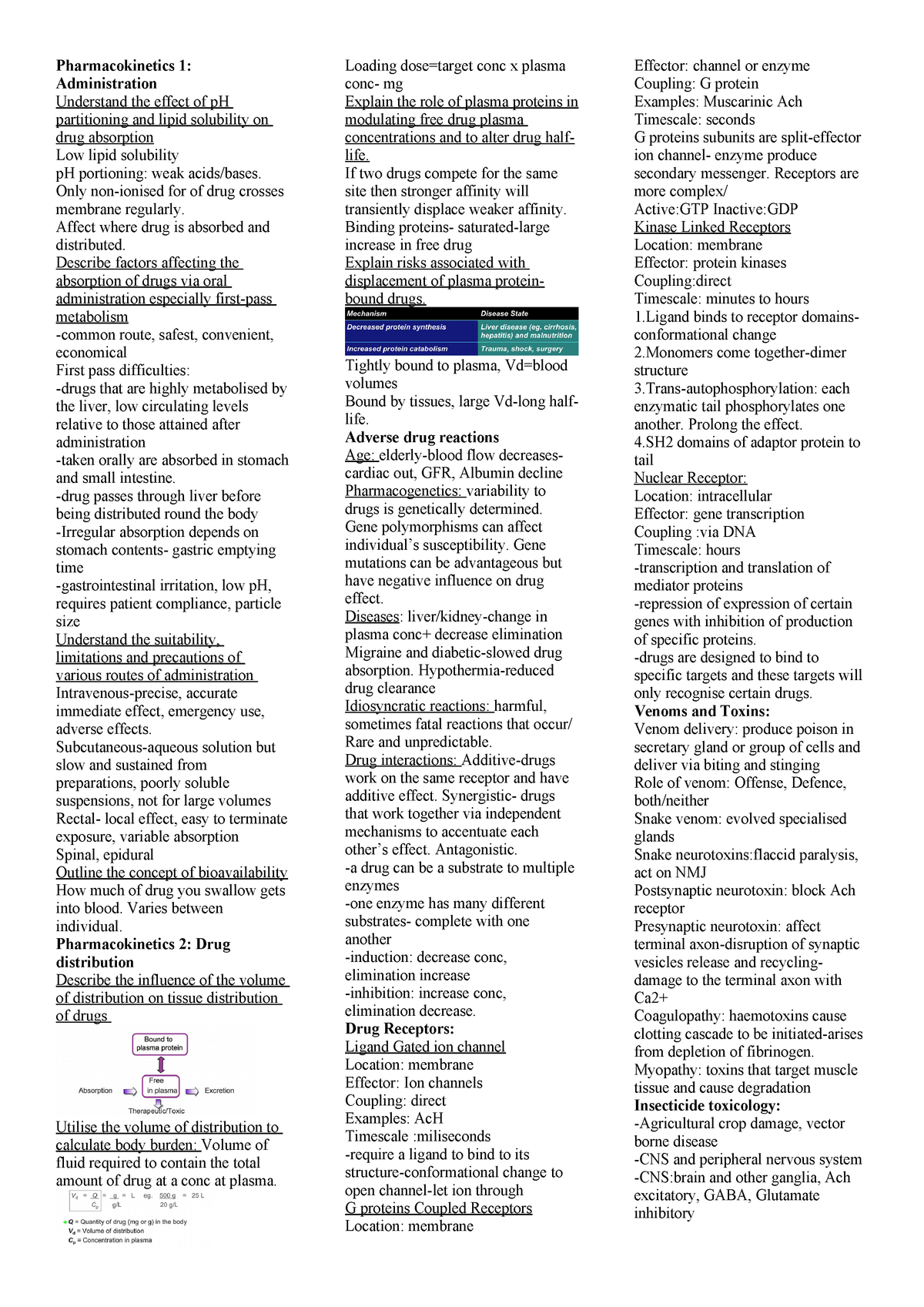 pharmacology-cheat-sheet-091707-studocu