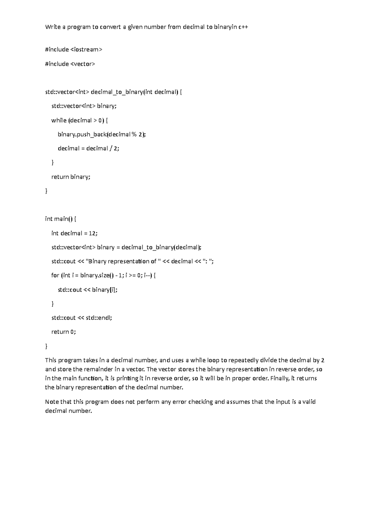 c-binary-write-a-program-to-convert-a-given-number-from-decimal-to