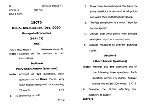 UNIT 4 Economics Complete Notes By Lakshi Dublish - UNIT – 4 What Is ...