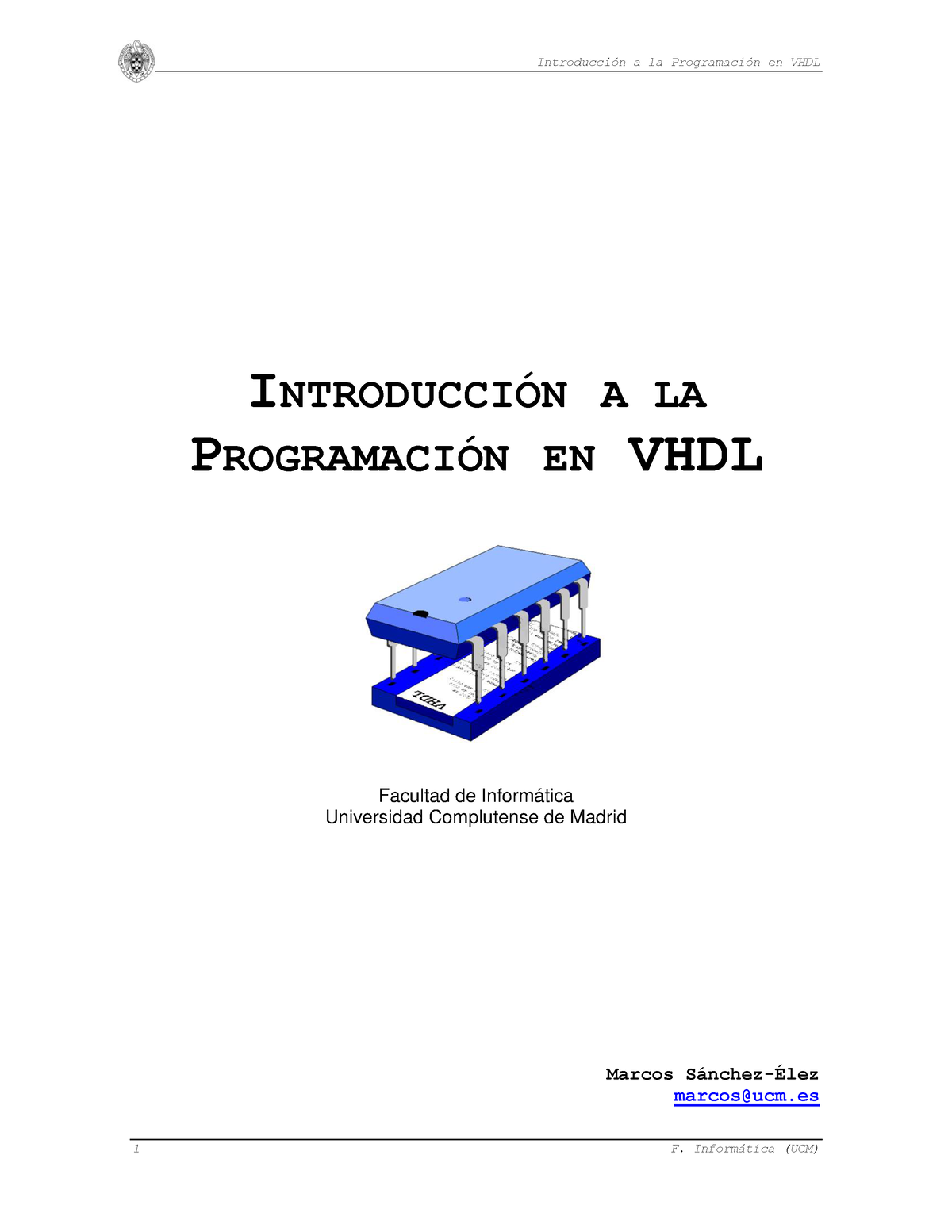 Intro VHDL - Para Los Alumnos Que Estudian - INTRODUCCI”N A LA ...