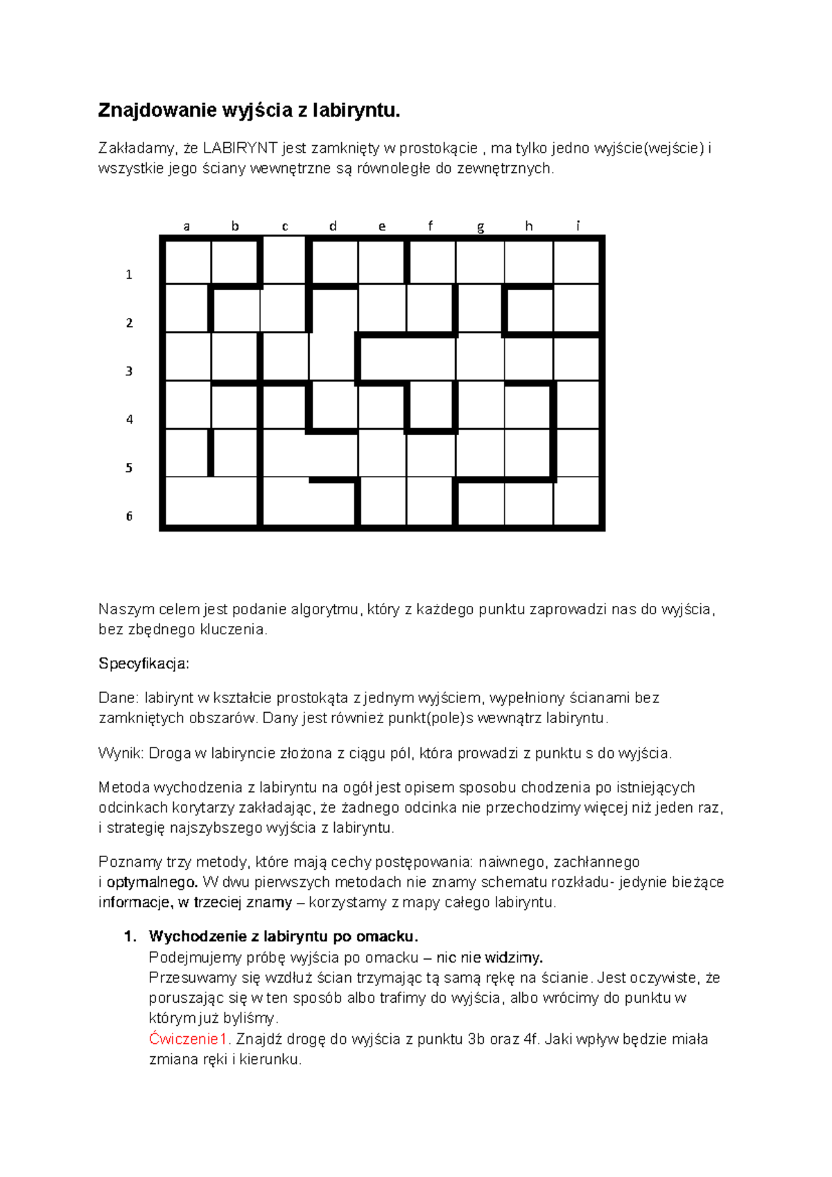 Labirynt-1 - Jjsjjsbsnsldldokx dkdkd d - Znajdowanie wyjścia z ...