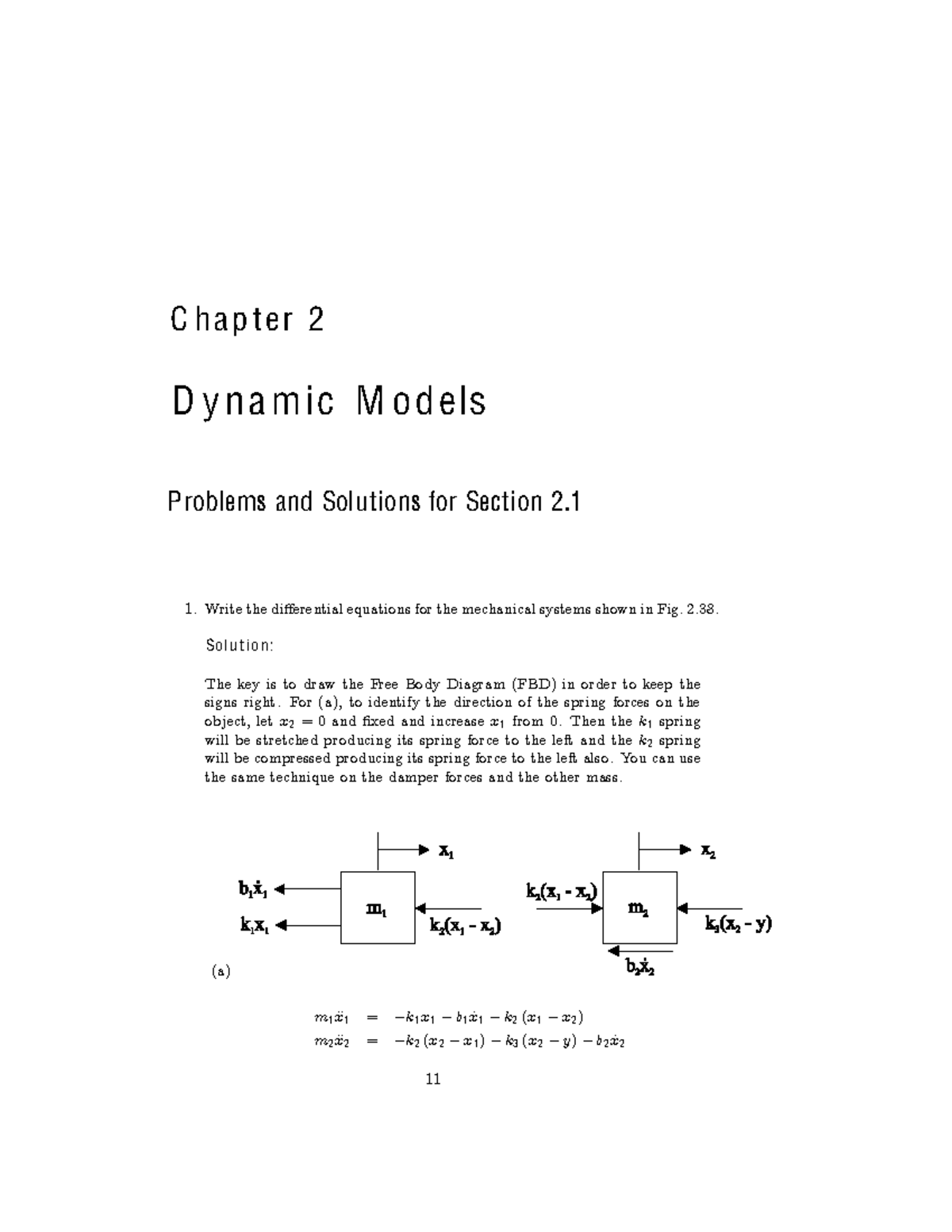 chapter 3 dynamic response - C h a p t er 2 D y n a m ic M o dels ...