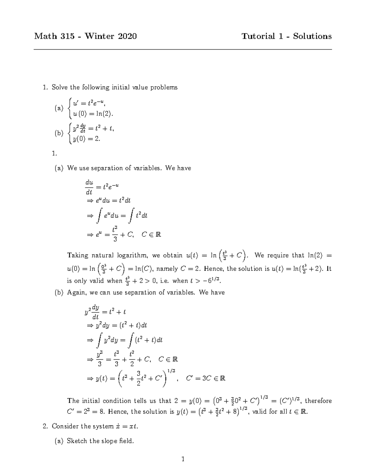 practice and problem solving page 315