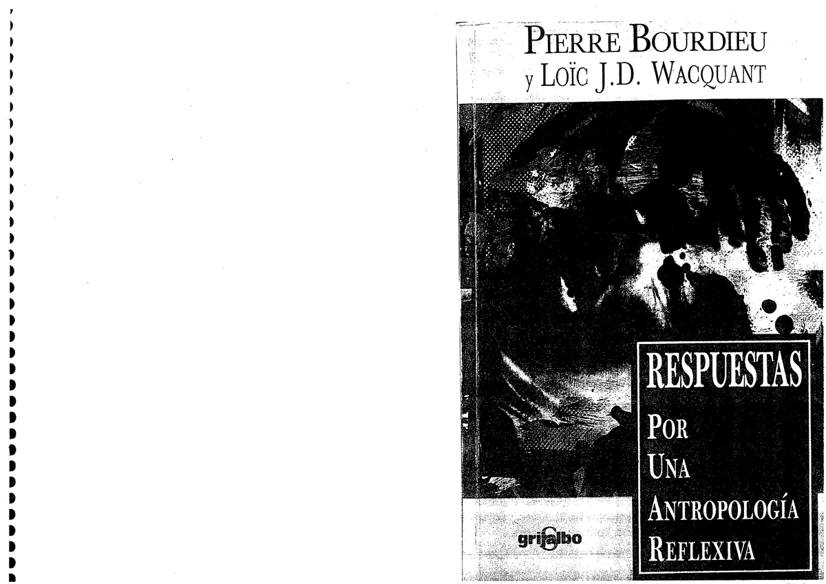 Respuestas Por Una Antropología Reflexiva Pdf www.studocu.com