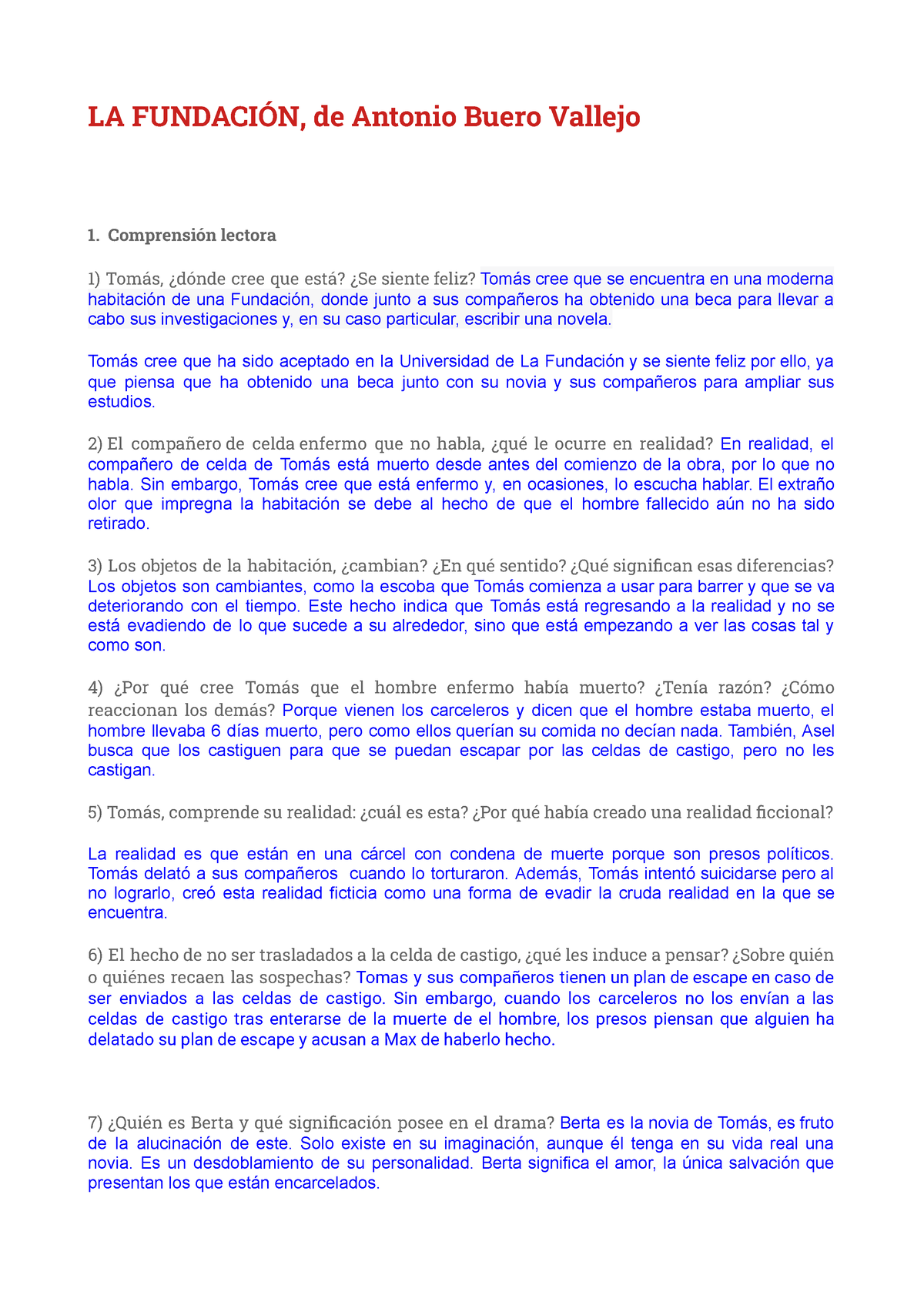 Actividades Relacionadas Con La Fundación De Buero Vallejo La FundaciÓn De Antonio Buero 7489