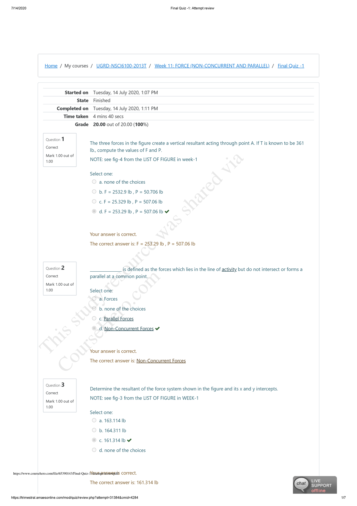 Final Quiz 1 - UGRD-IT6202-2016S- Database Management - Home / My ...