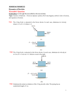 Previous assessment - Mechanics of Materials - Studocu