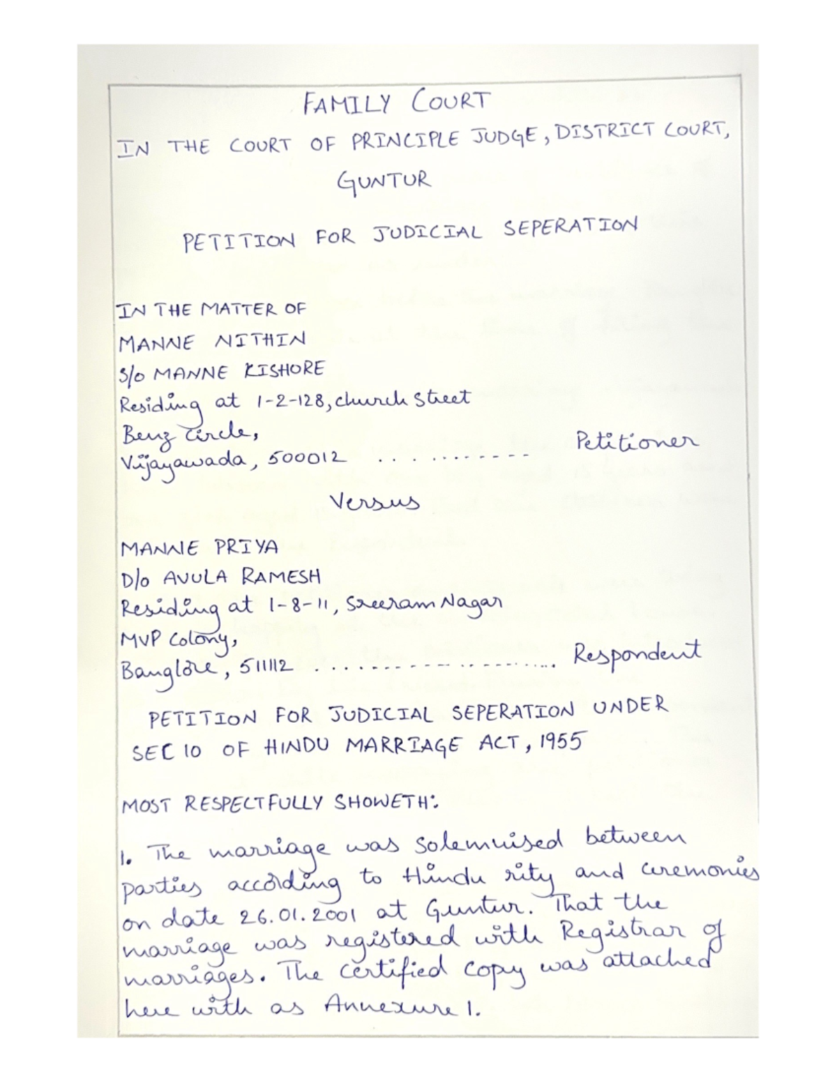 Family Court Jurisprudence Studocu