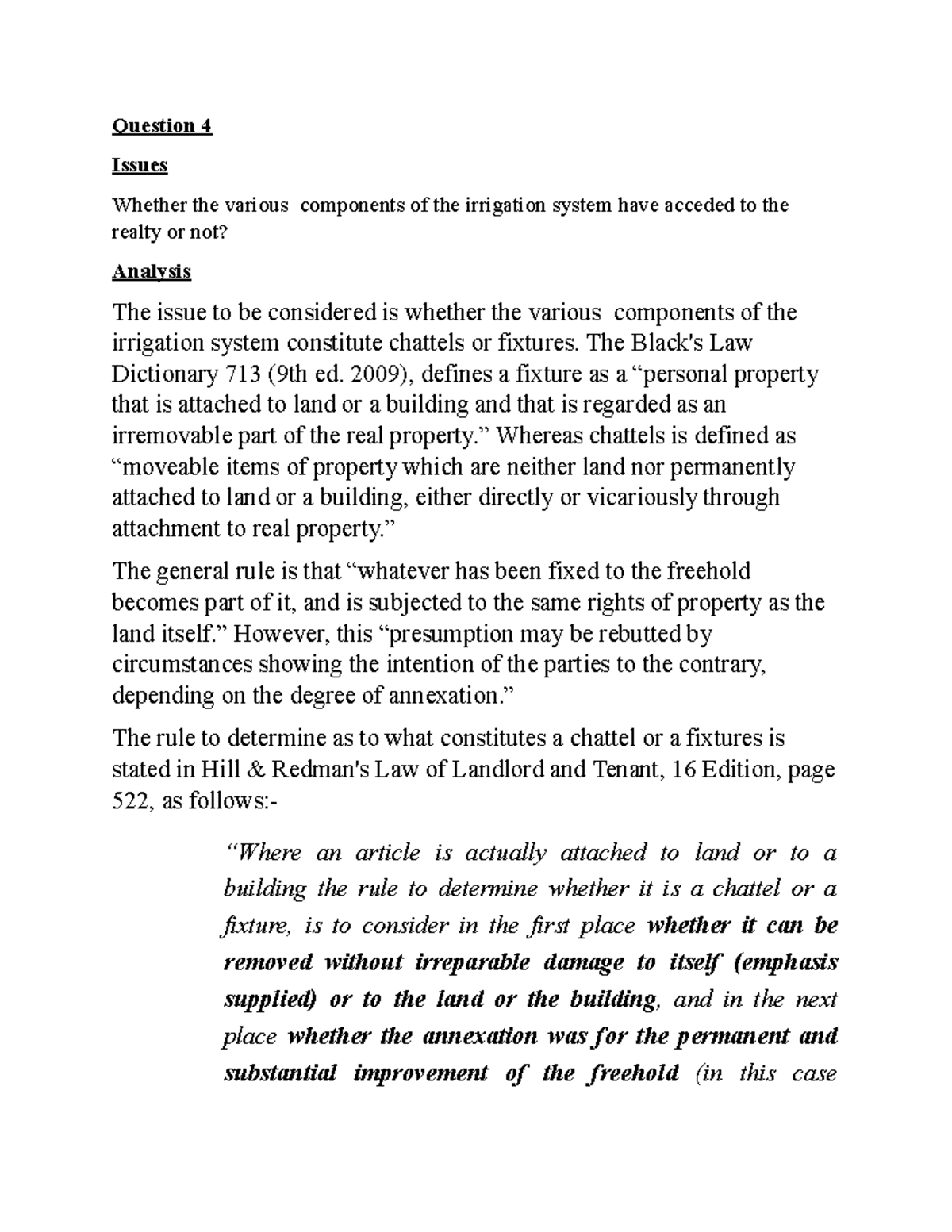 Property law assignment Group work 2022 PROPERTY LAW UoN Studocu