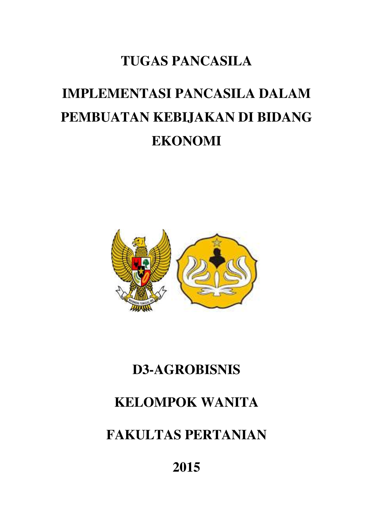 1. Implementasi Pancasila - TUGAS PANCASILA IMPLEMENTASI PANCASILA ...