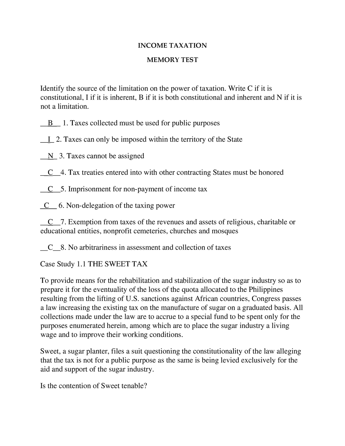 income-taxation-exercise-1-income-taxation-memory-test-identify-the