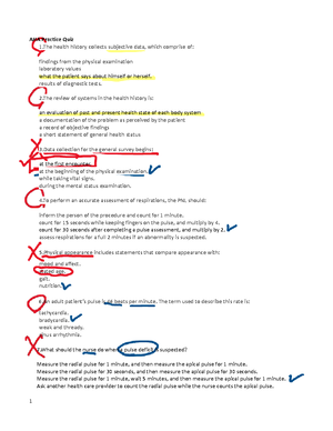 Module 4 Pain Notes - Module 4: Pain Assessment Pain is a complex ...