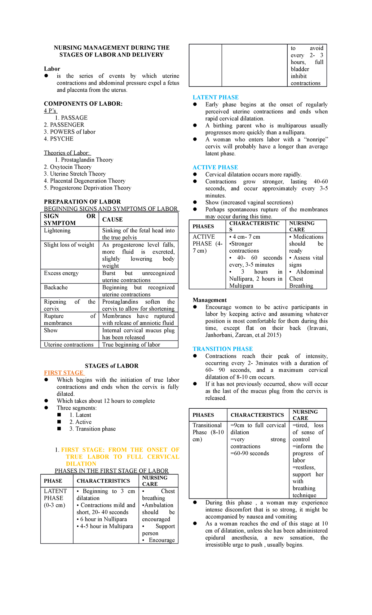 nursing-management-during-stages-of-labor-and-delivery-nursing