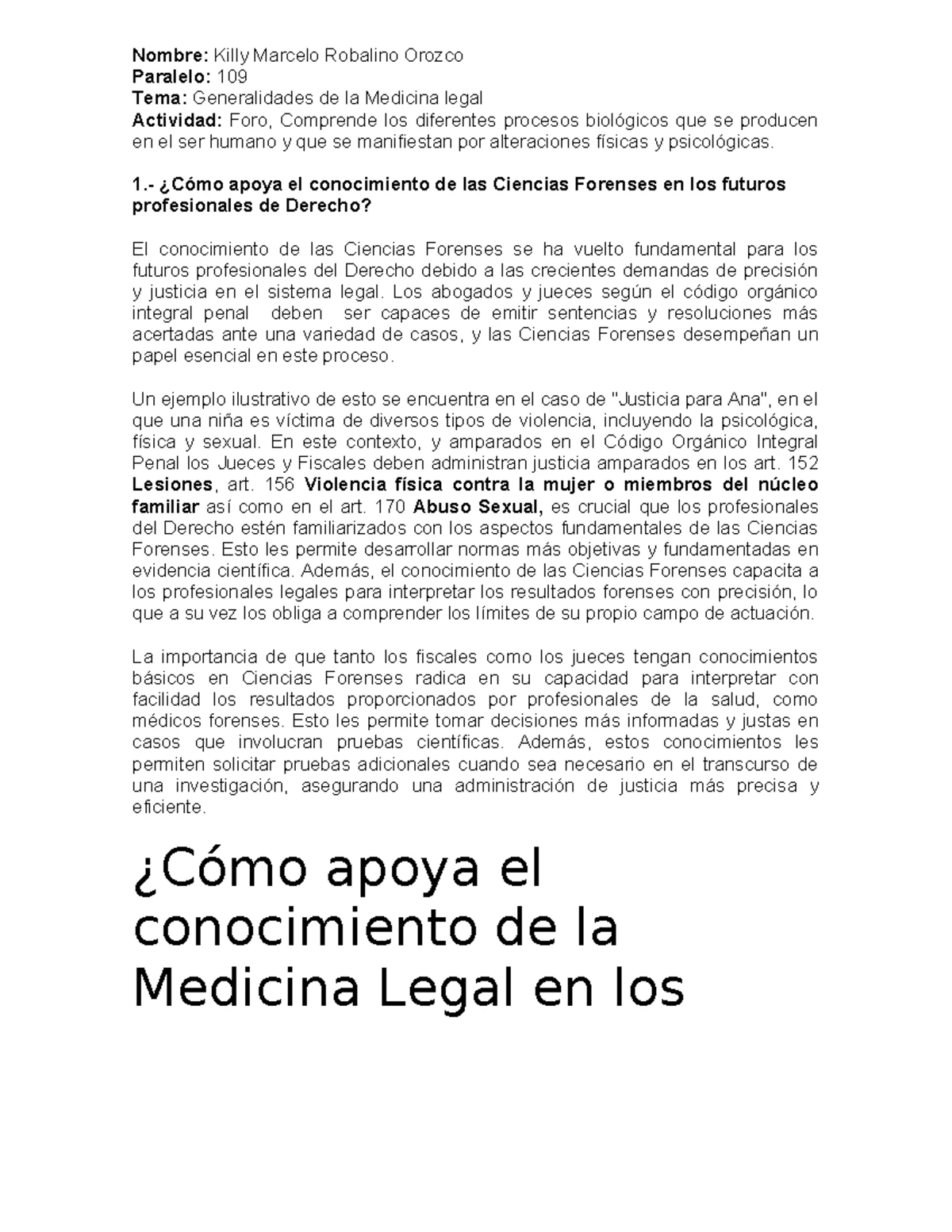 Caso 2 Bimestre DIA Escalofriante PARA Andrea Lopez - Un día escalofriante  en la vida de Andrea - Studocu