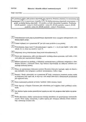 Hifom-przyk - Historia I Filozofia Odkryć Matematycznych - Przykładowe ...