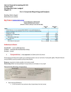 Ch 4 Lecture Notes Accounting for Merchandising Operations - Intro to ...