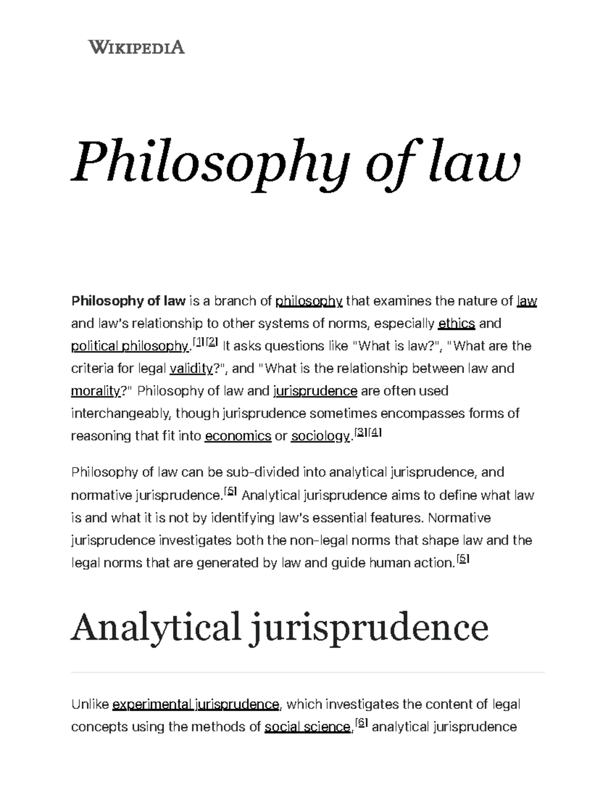 Philosophy Of Law Wikipedia Philosophy Of Law Philosophy Of Law Is A Branch Of Philosophy 4975