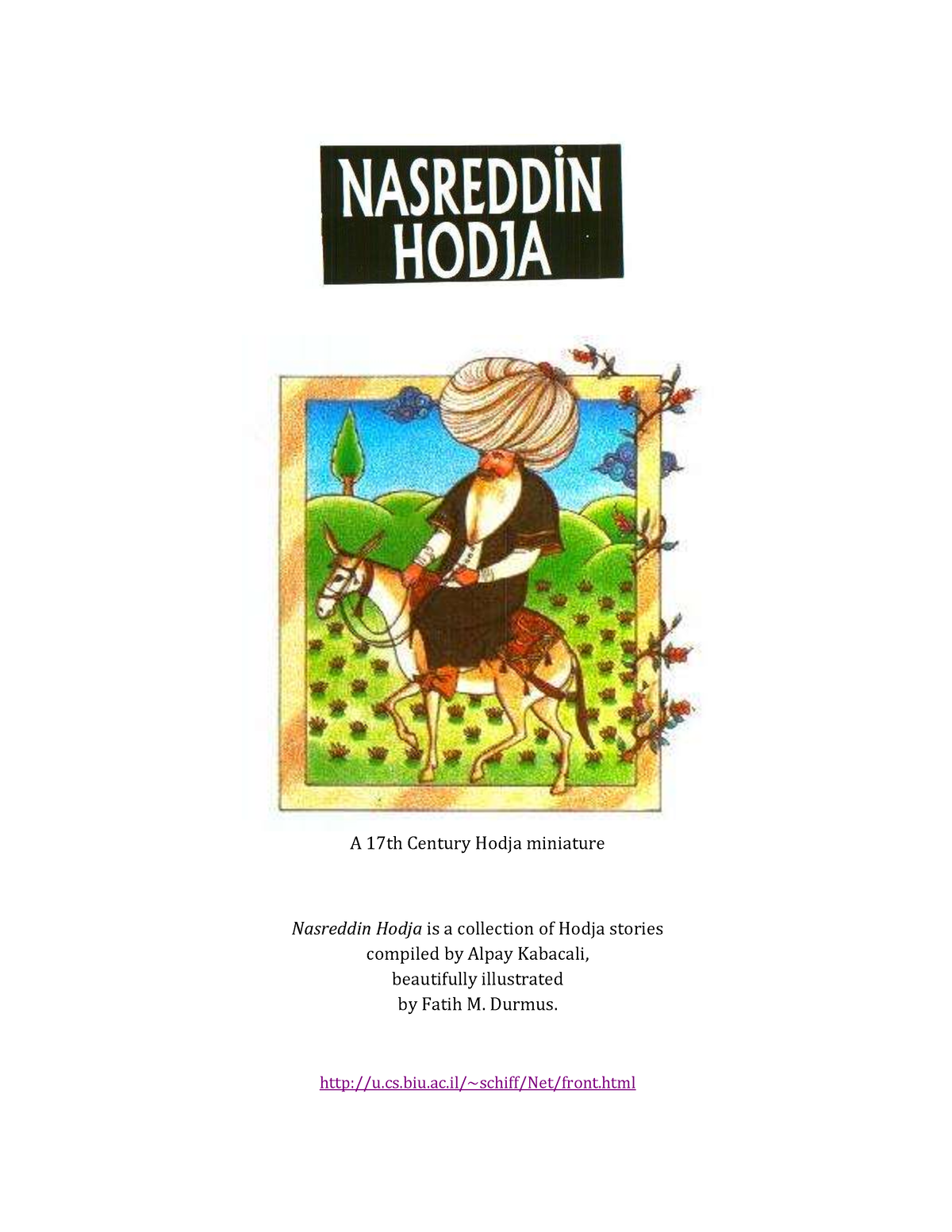 15 Tales-of-nasreddin-hodja - A 17th Century Hodja Miniature Nasreddin ...