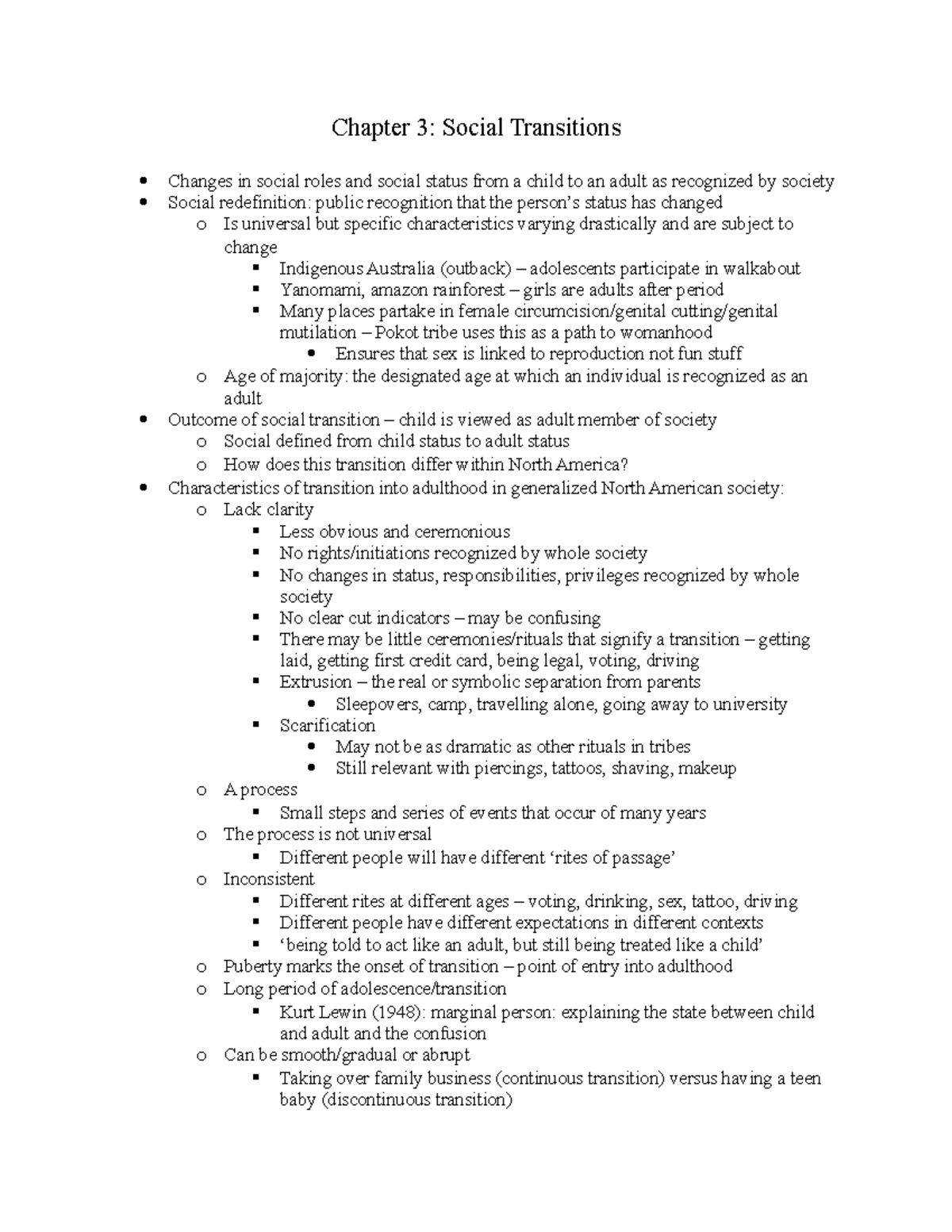 chapter-3-social-transitions-chapter-3-social-transitions-changes