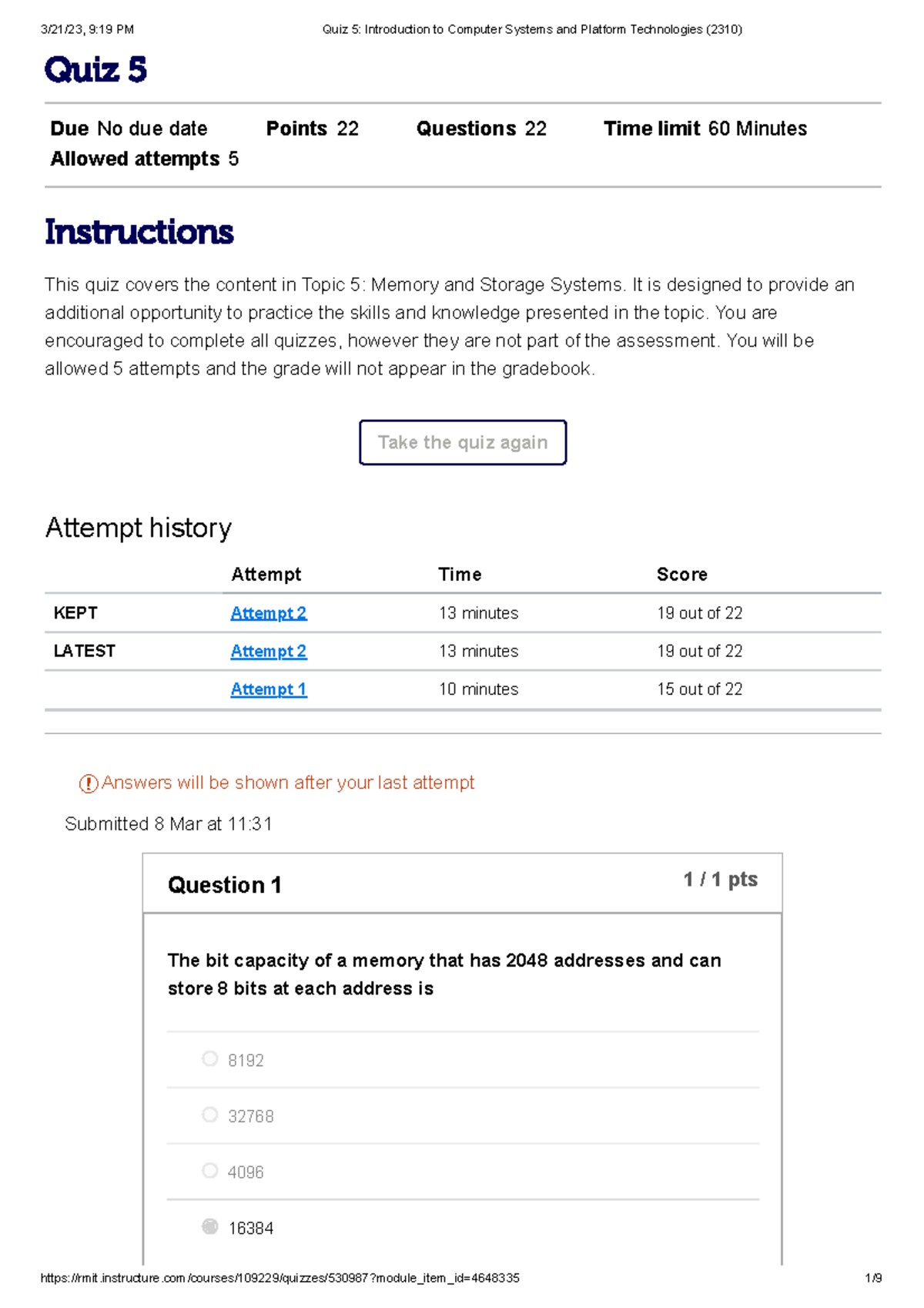 2.05 quiz homework advances in technology