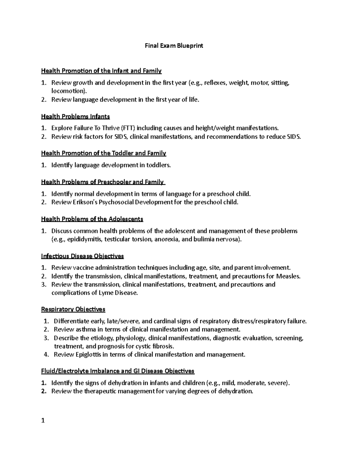 Revised Final Exam Blueprint Fall 2022 - Final Exam Blueprint Health ...